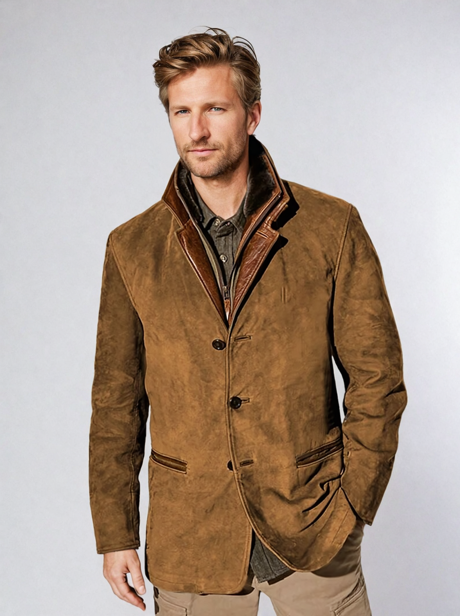 Men's Vintage Style Leather Jacket