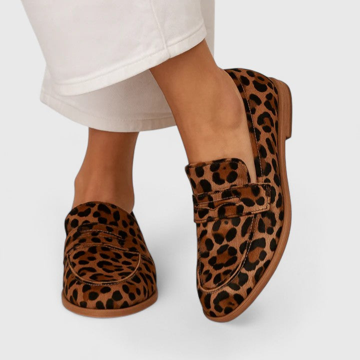 Women's Flat Slip-On Loafers Patterned - Vonnera
