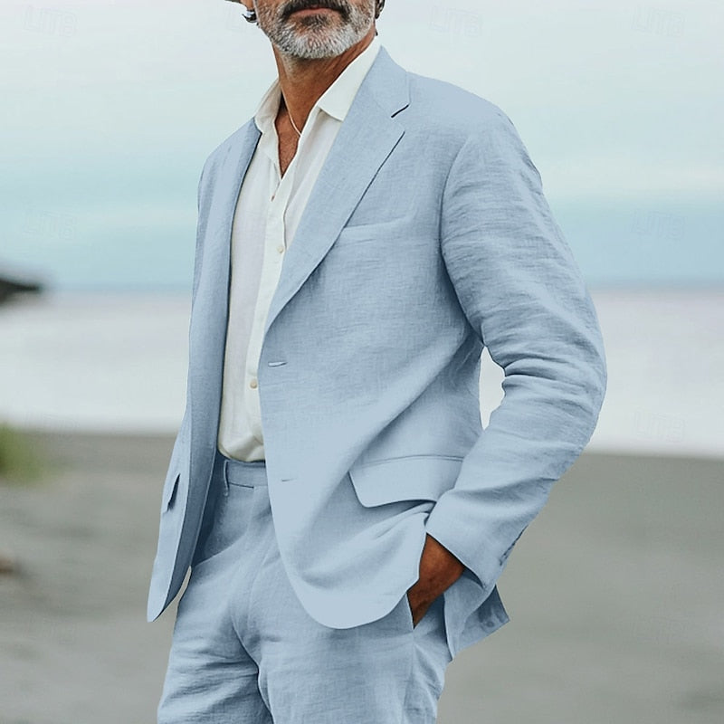 Linen Two Piece Suit
