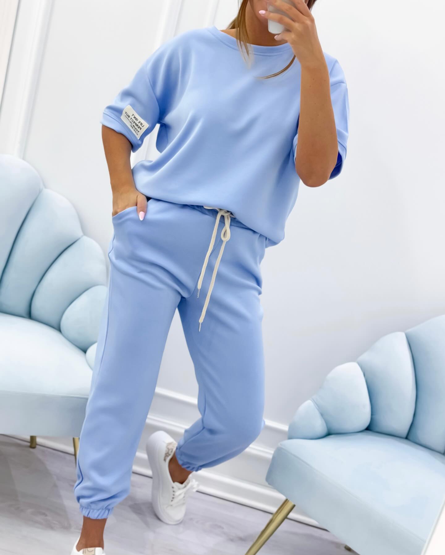 Women's T-Shirt And Jogger Pants Set