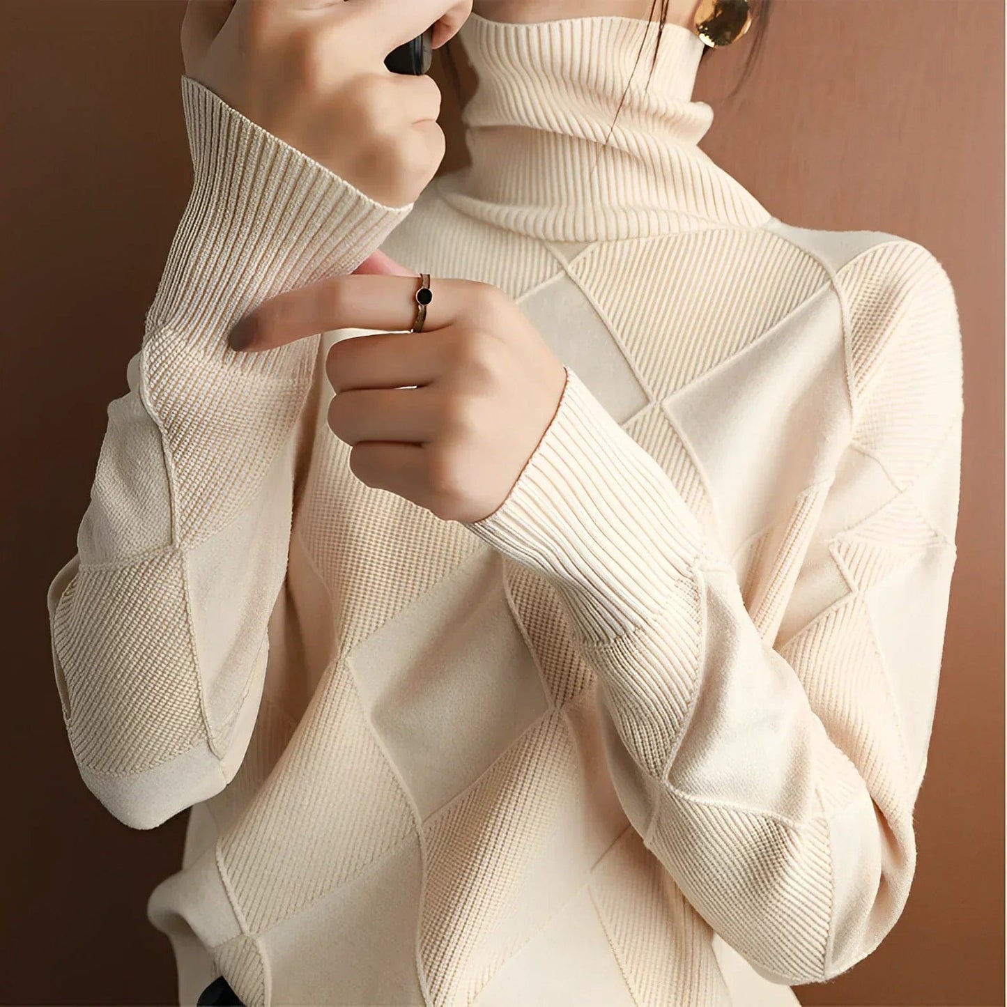 Women's Cashmere Round Neck Jersey