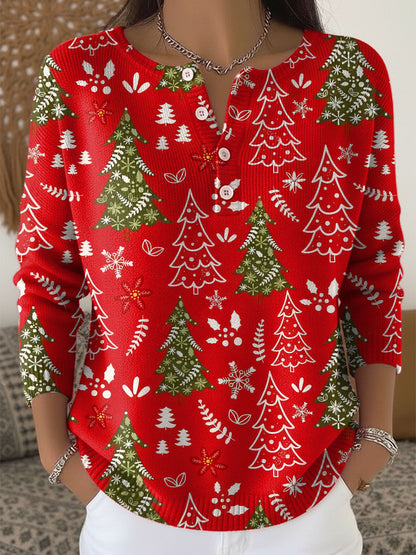 Women's Button Sweater