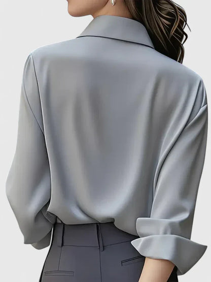 Reese | Women's Elegant Button Down Shirt with Concealed Placket