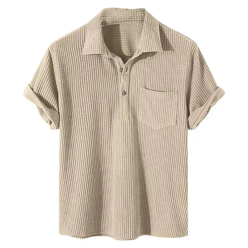 Men's Short Sleeve Camp Collar Shirt - Vonnera