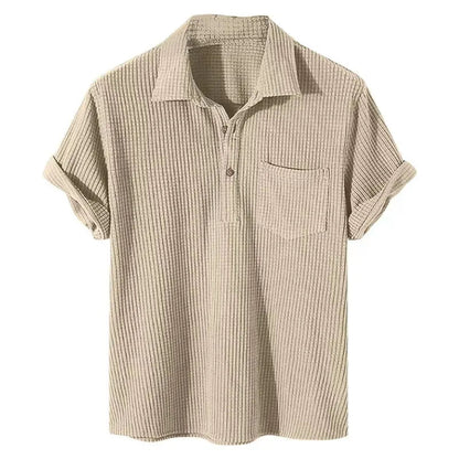 Men's Short Sleeve Camp Collar Shirt - Vonnera