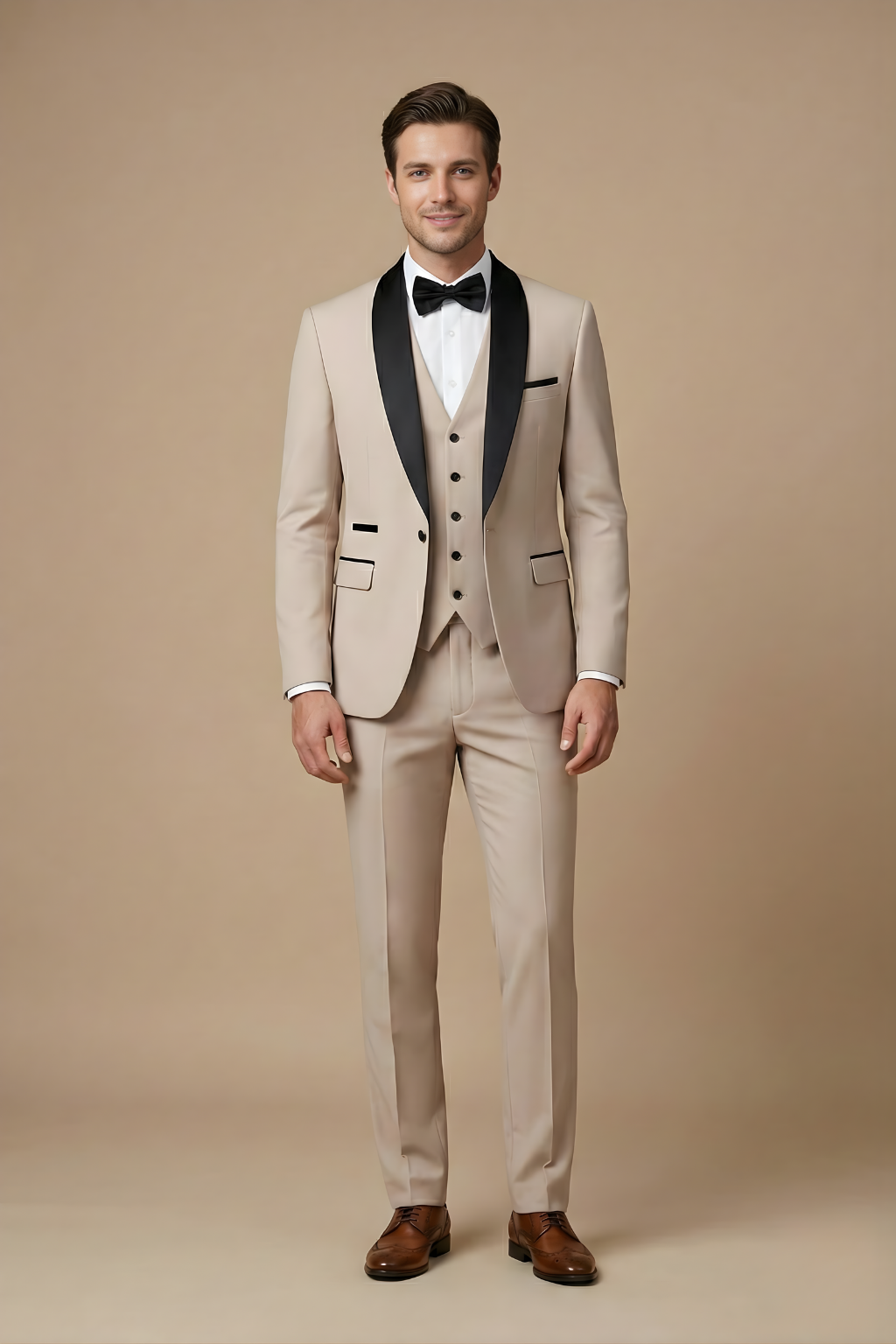 Men's Slim Fit Tuxedo Suit - Vonnera