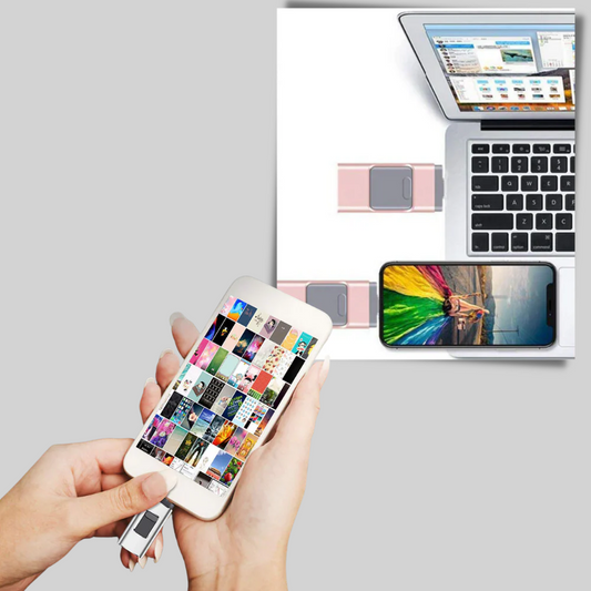 4-In-1 Usb Flash Drive Multi Connector Storage - Vonnera
