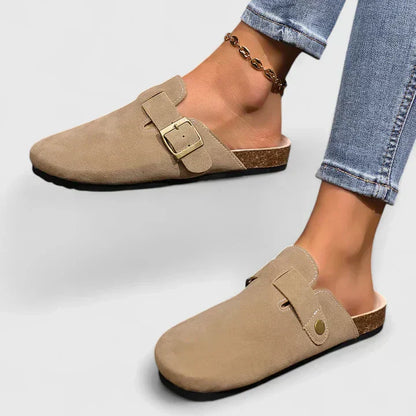 Women's Low Cut Buckle Strap Loafers - Vonnera