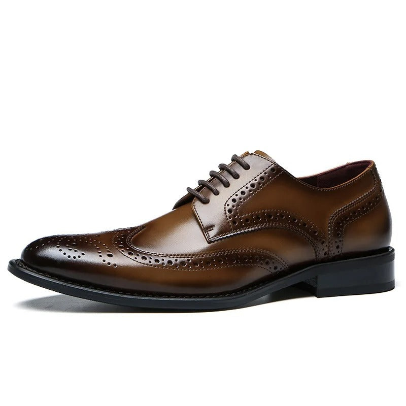 Marbella Men's Faux Leather Brogues Shoes