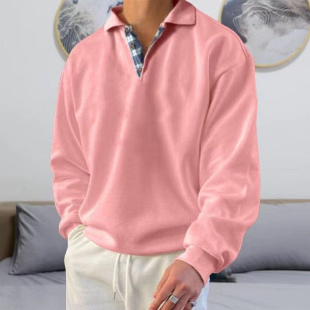 Men's Crew Neck Sweater Comfortable Classic Style