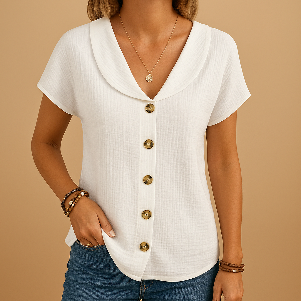 Women's Collared Blouse - Vonnera