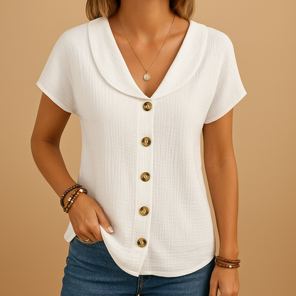 Women's Collared Blouse - Vonnera