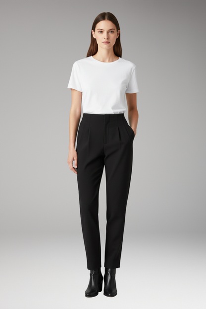 Women's Straight Leg Pants Wrinkle