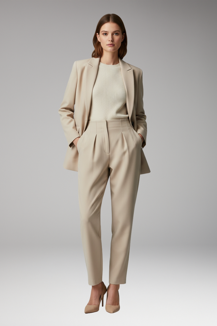 Women's Straight Leg Pants Wrinkle