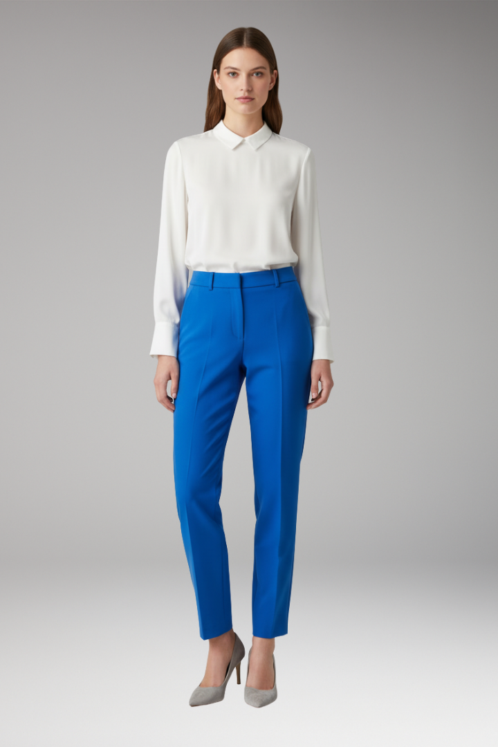 Women's Straight Leg Pants Wrinkle