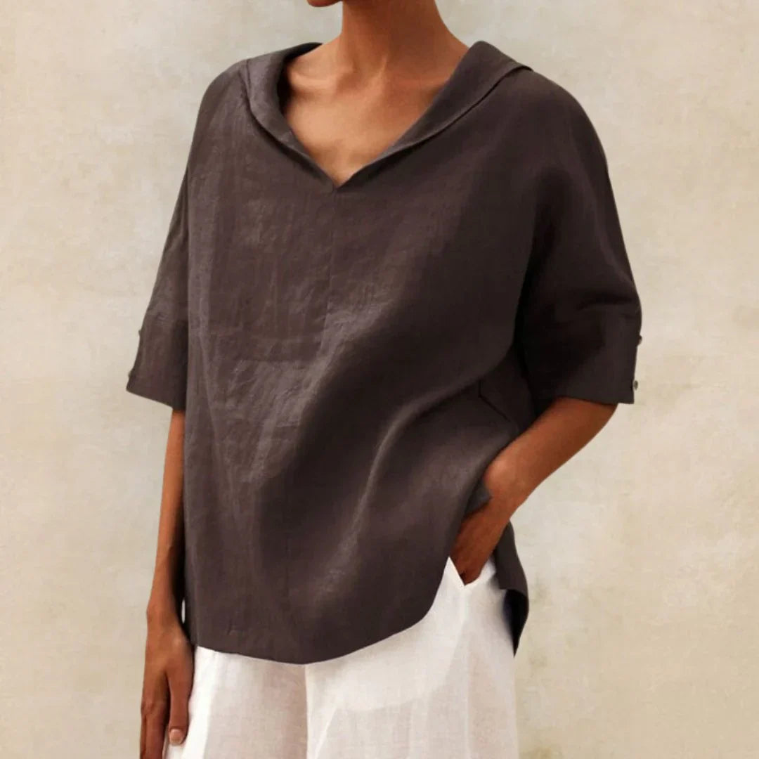 Women's Linen Shirt Natural Breathable