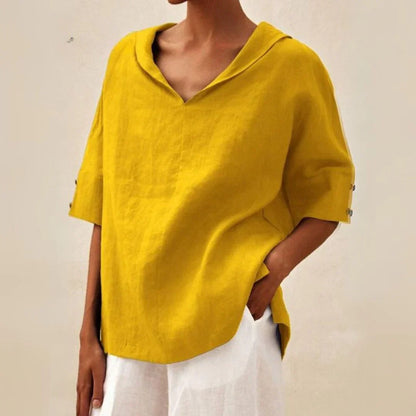 Women's Linen Shirt Natural Breathable
