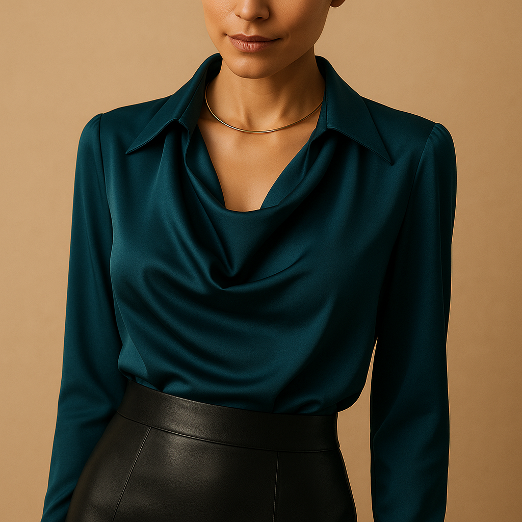Women's Long Sleeve Blouse - Vonnera