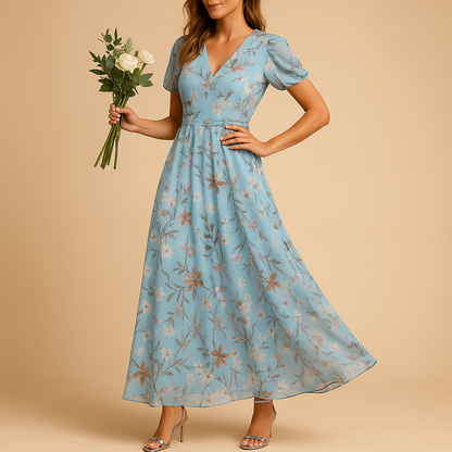 Women’s elegant midi dress with a flattering silhouette, perfect for work, evening outings, and special occasions.