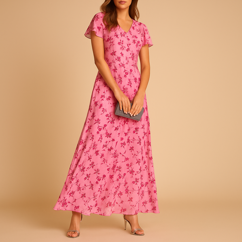 Women’s elegant midi dress with a flattering silhouette, perfect for work, evening outings, and special occasions.