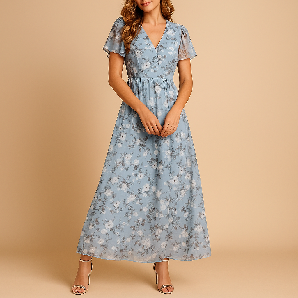 Women’s elegant midi dress with a flattering silhouette, perfect for work, evening outings, and special occasions.