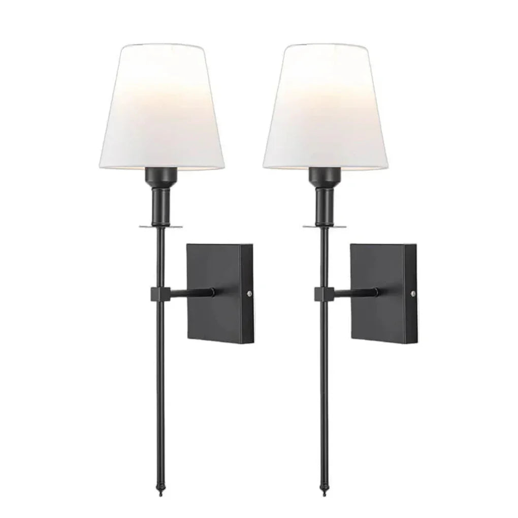 Wireless Wall Lamp 2 Pack Rechargeable Remote Control - Vonnera