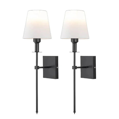 Wireless Wall Lamp 2 Pack Rechargeable Remote Control - Vonnera