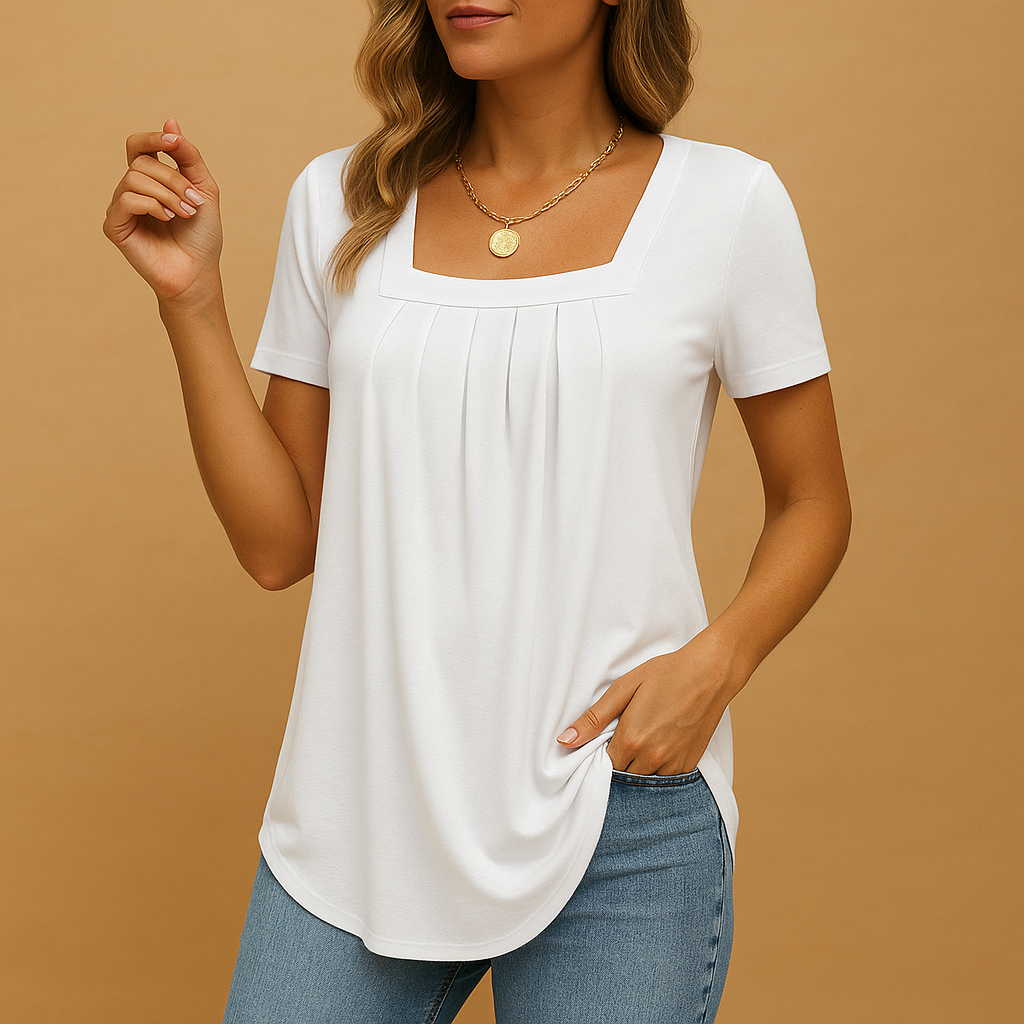 Women's Square Neck Blouse - Vonnera