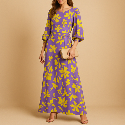 Women’s elegant summer dress with flattering fit and lightweight design, perfect for brunch, garden parties, and warm evening outings.
