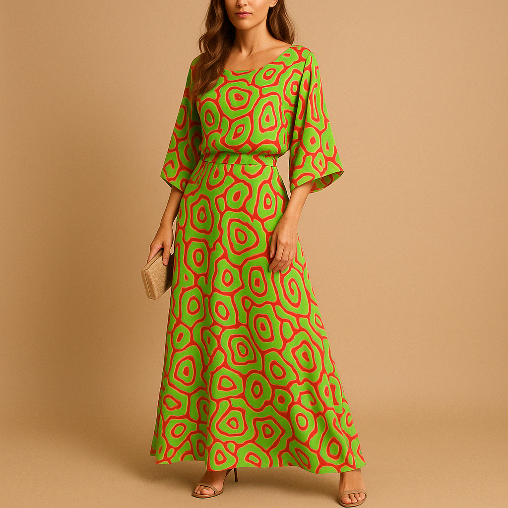 Women’s elegant summer dress with flattering fit and lightweight design, perfect for brunch, garden parties, and warm evening outings.