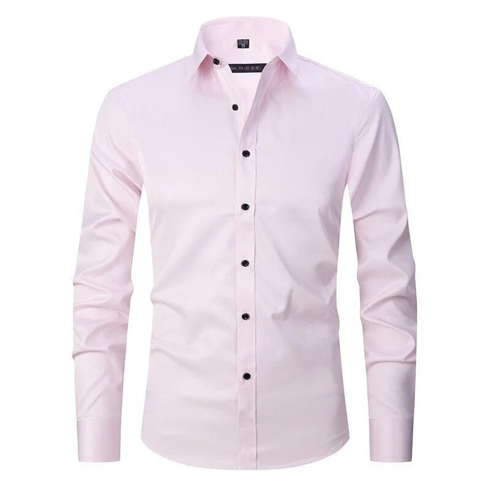 Image of Eli | Men's Slim-Fit Button-Down Dress Shirt