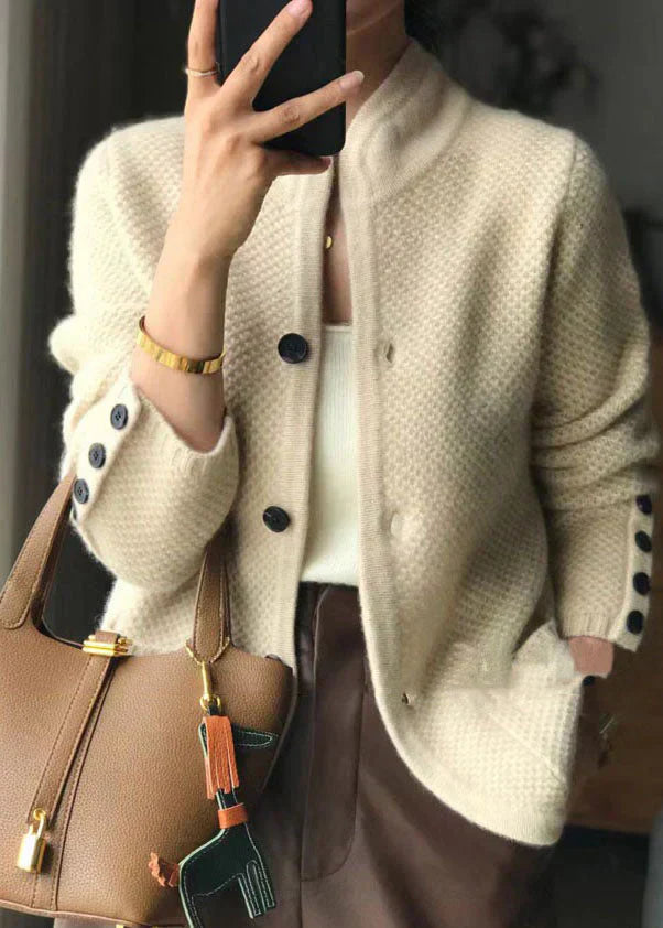 Women's Long Sleeve Cardigan Button Front - Vonnera