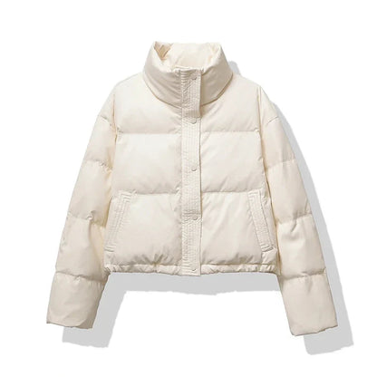 Image of Ellen | Women's Cropped Puffer Jacket