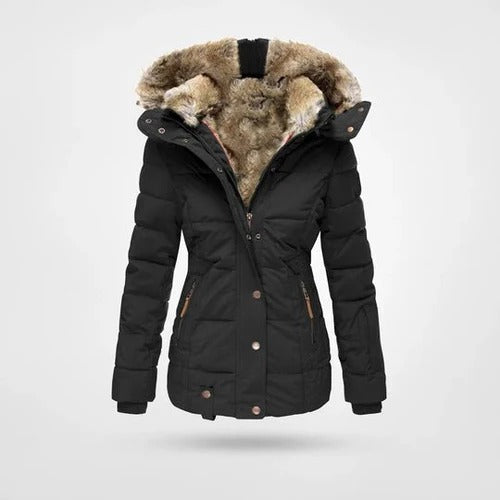 Women's Hooded Padded Jacket - Vonnera