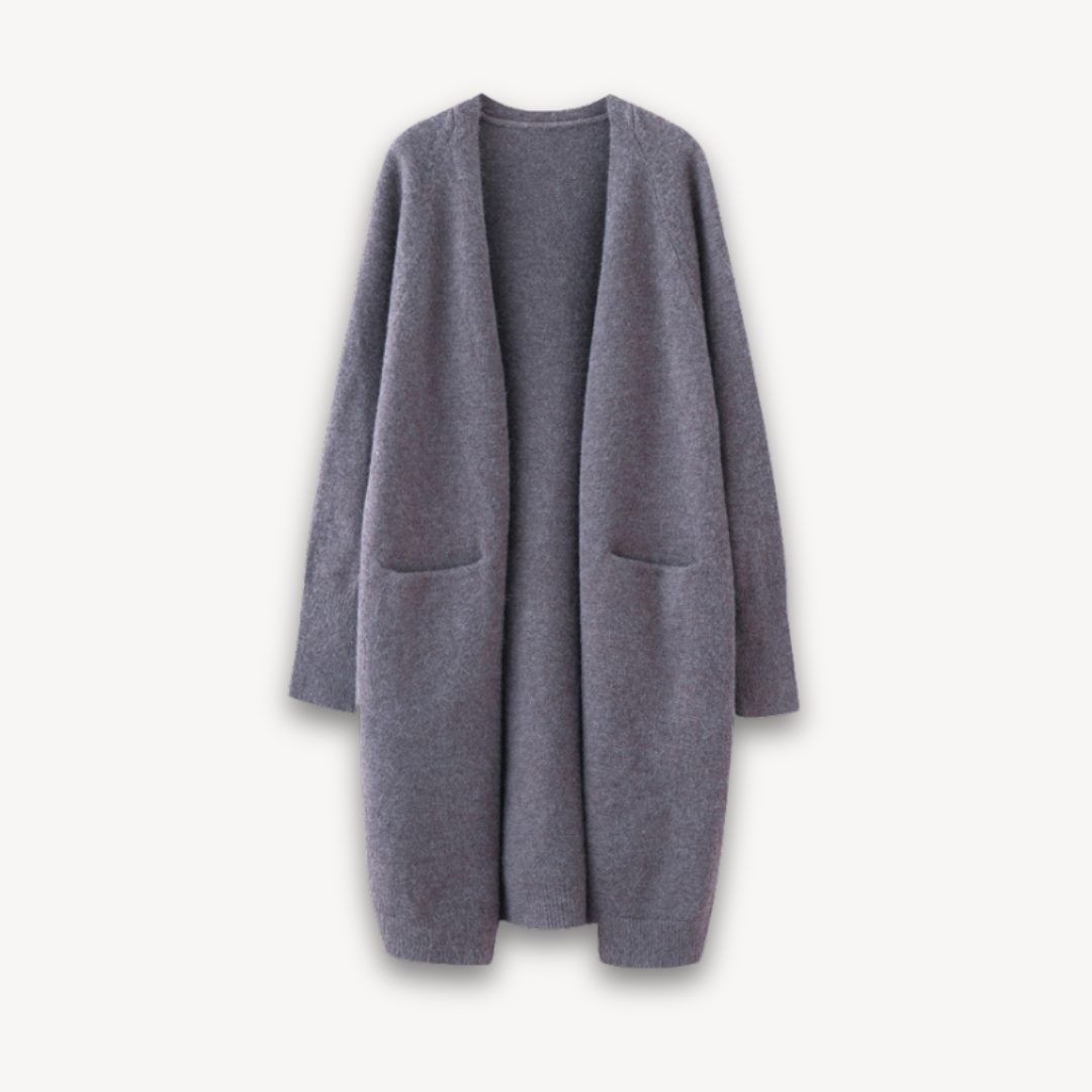 Image of Emily | Women's Long Open Front Cardigan
