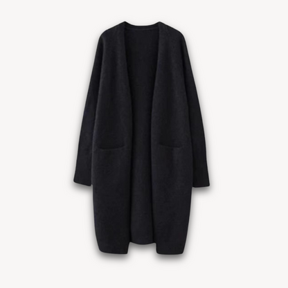 Image of Emily | Women's Long Open Front Cardigan
