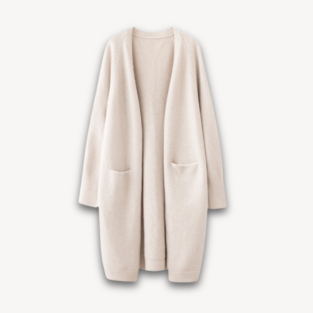 Women's Open Front Long Cardigan - Vonnera