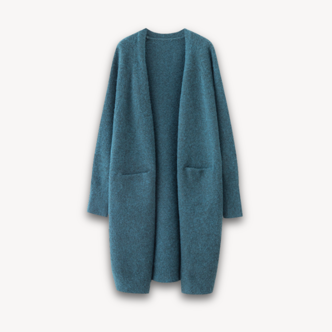 Image of Emily | Women's Long Open Front Cardigan