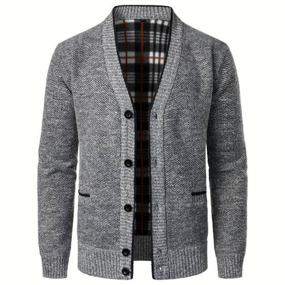 Men's Button Front Cardigan - Vonnera