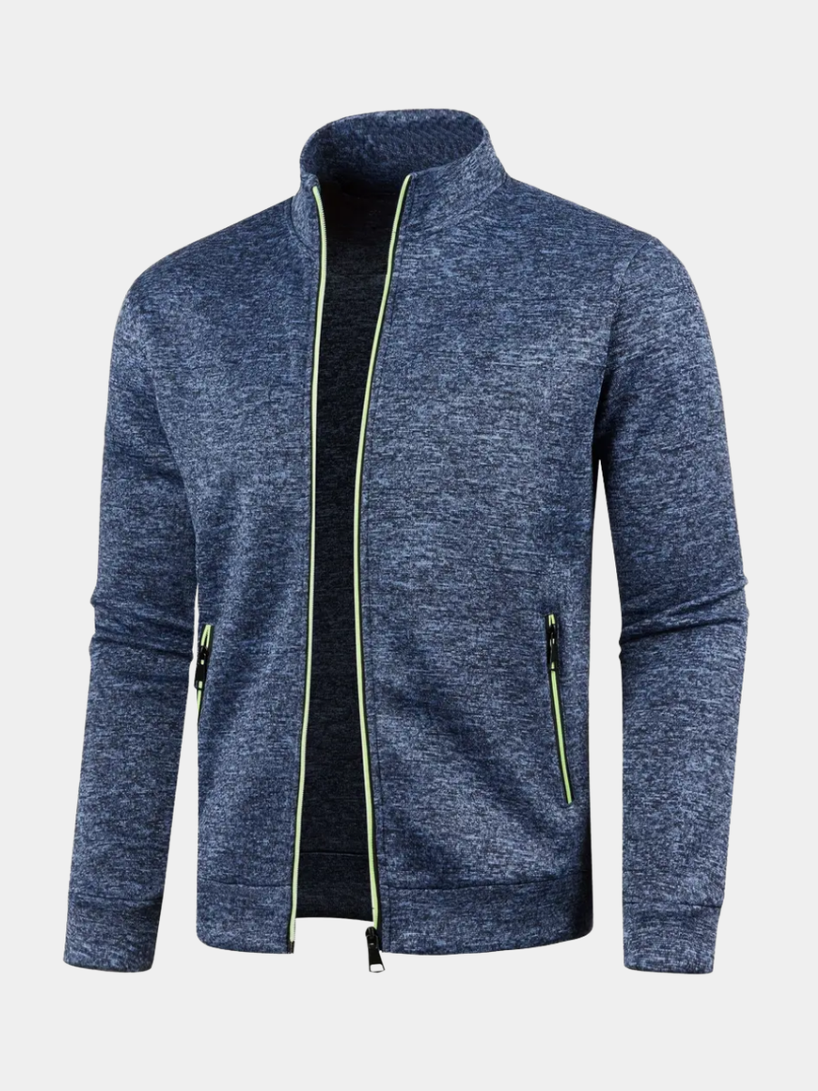 Ethan Men's Athletic Full Zip Jacket - Vonnera