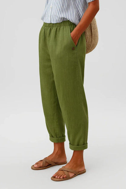 Image of Evelyn | Women's Relaxed Fit Ankle Pants