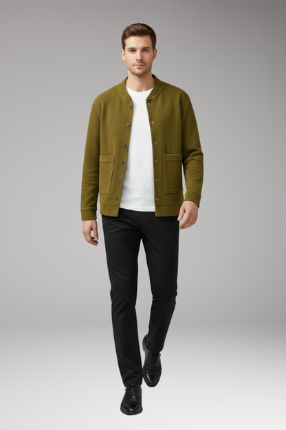 Men's Corduroy Button Jacket