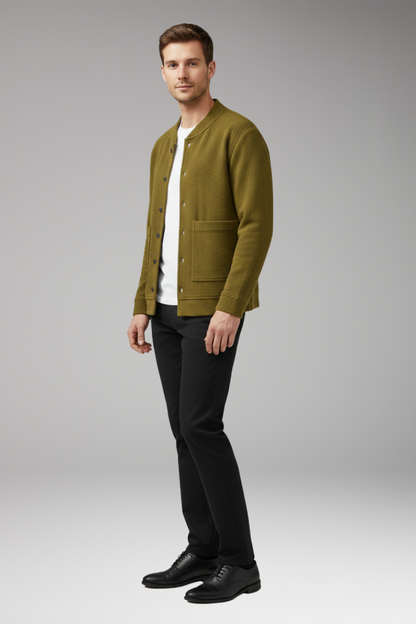 Men's Corduroy Button Jacket
