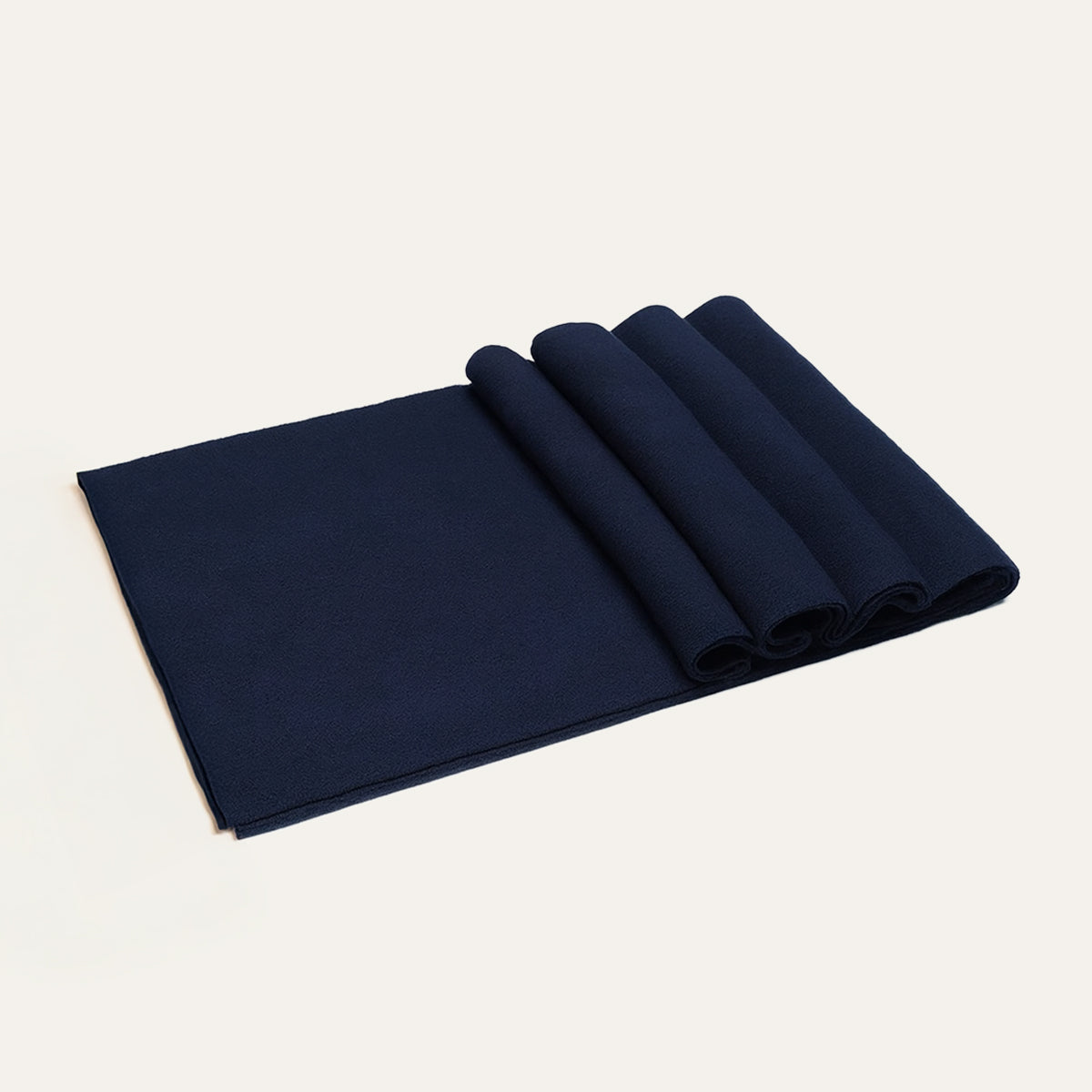 Men's Cashmere Merino Scarf Navy Blue - Vonnera