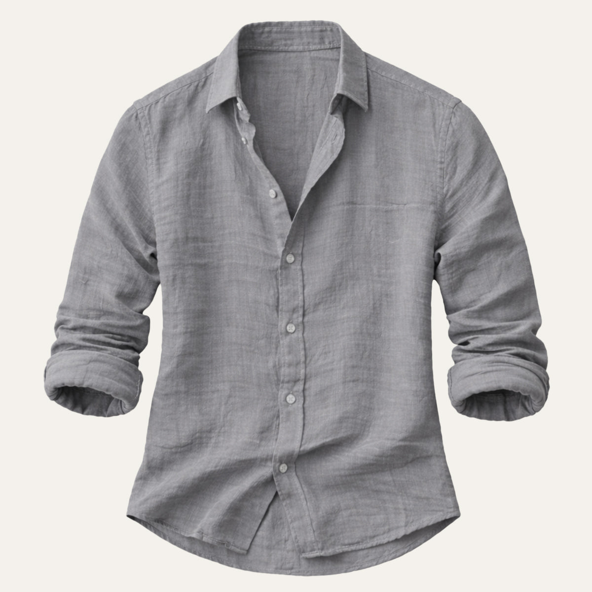 Men's Cotton Linen Beach Shirt Soft