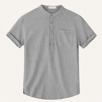 Men's Soft Cotton Henley Shirt