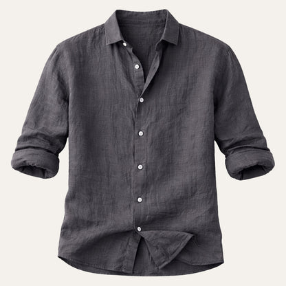 Men's Classic Button Up Shirt Lightweight - Vonnera