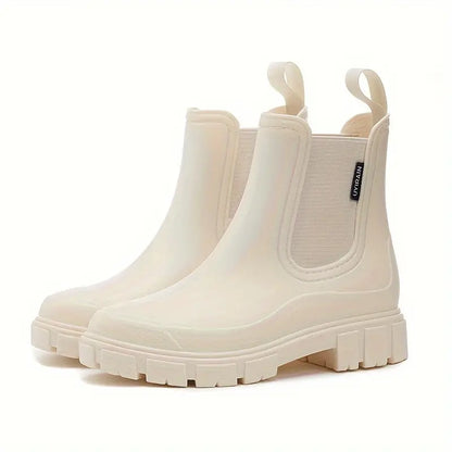 Women's Waterproof Rain Boots Slip-Resistant Lug Sole