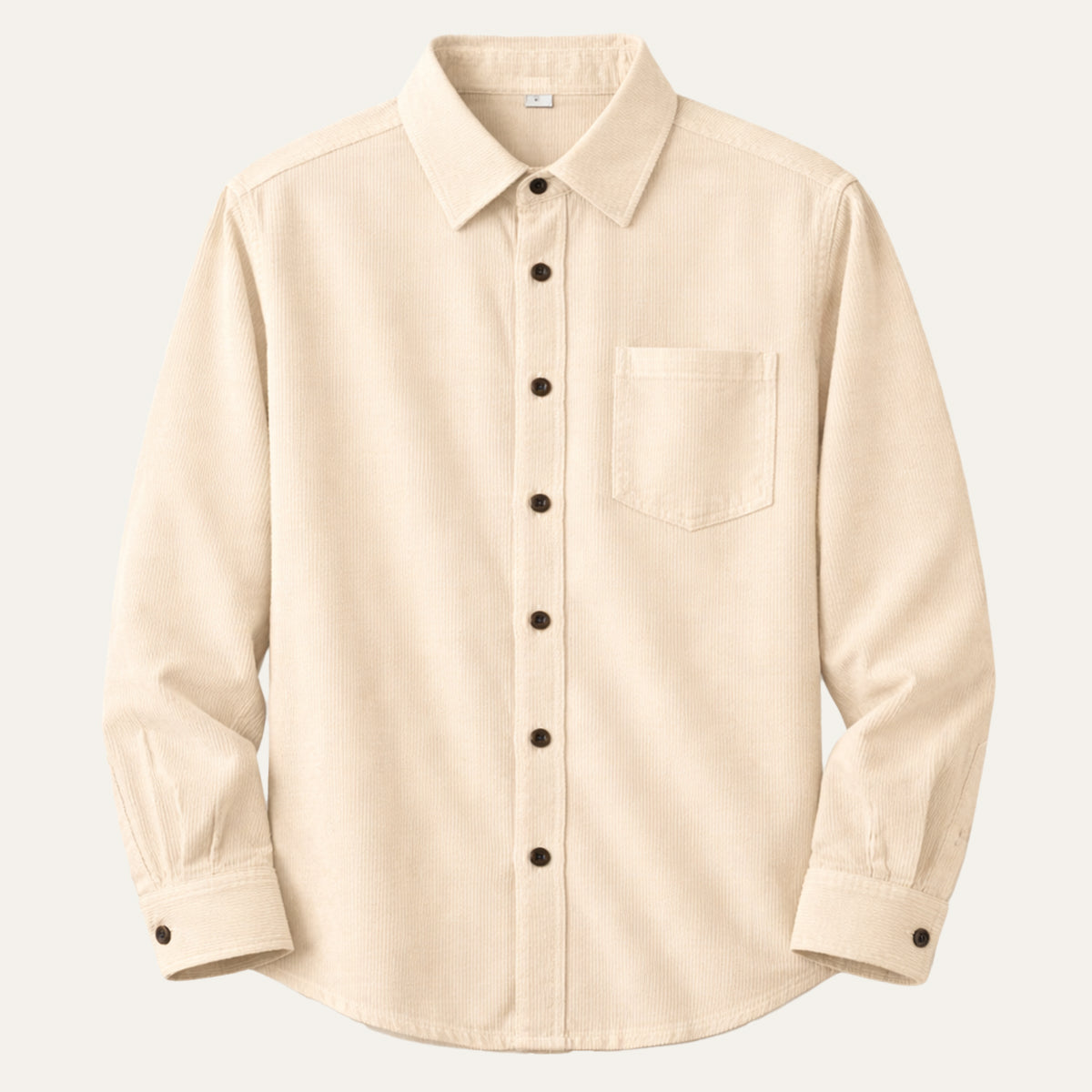 Men's Corduroy Shirt Solid Color Casual - Vonnera