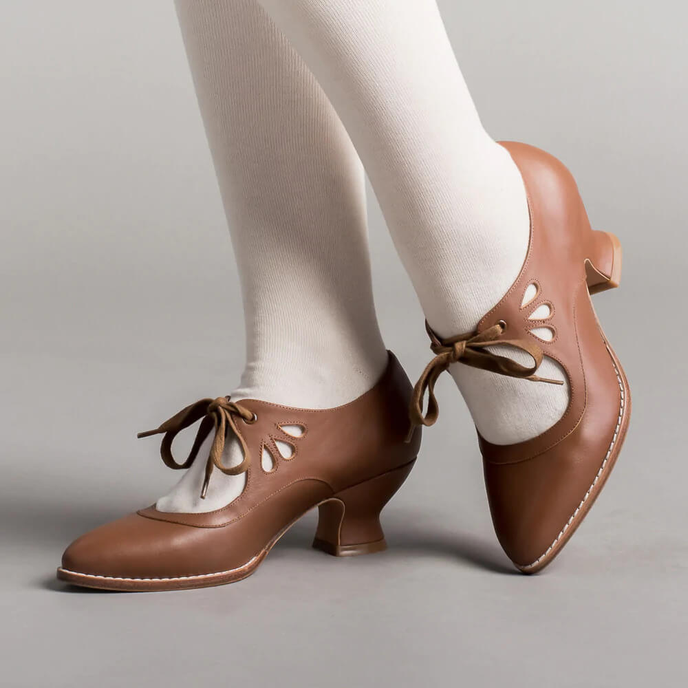 Women's Mary Jane Closed-Toe Shoes Vintage Style
